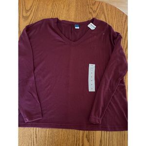 Old Navy Maroon pullover lightweight sweater Small